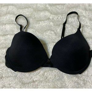 Nicole Miller womens Bra Black 34C Push Up